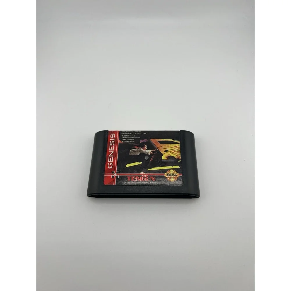 Race Drivin' (Sega Genesis, 1993) Authentic Tested‎ Working Cart Only